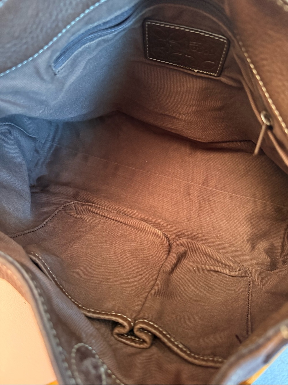 Fossil Brown Pebbled Leather Shoulder Bag - Picture 9 of 12